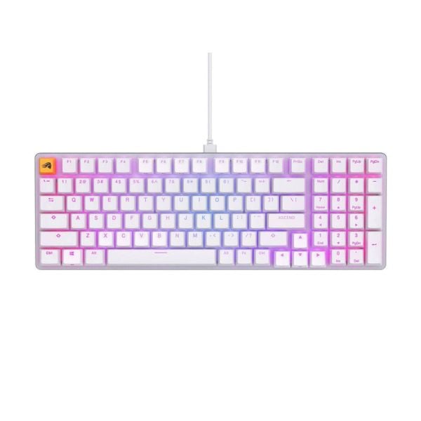 Bàn phím cơ Glorious GMMK 2 White Fullsize 96% Pre-built Glorious Fox Switch