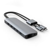  Phụ kiện cổng chuyển HyperDrive Viber 10 in 2 4k 60hz USB Hub For Macbook/IpadPro/Laptop/Smartphone Gray HD392-GR 