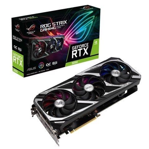  Card màn hình ASUS ROG Strix GeForce RTX 3050 OC Edition 8GB (ROG-STRIX-RTX3050-O8G-GAMING) 