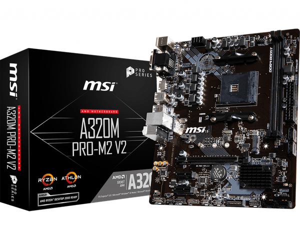  MSI A320M PRO-M2 V2 (AMD Socket AM4) 