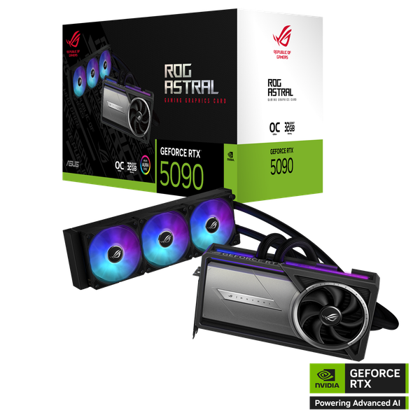 Card màn hình ASUS ROG Astral LC GeForce RTX 5090 32GB GDDR7 OC Edition (ROG-ASTRAL-LC-RTX5090-O32G-GAMING)