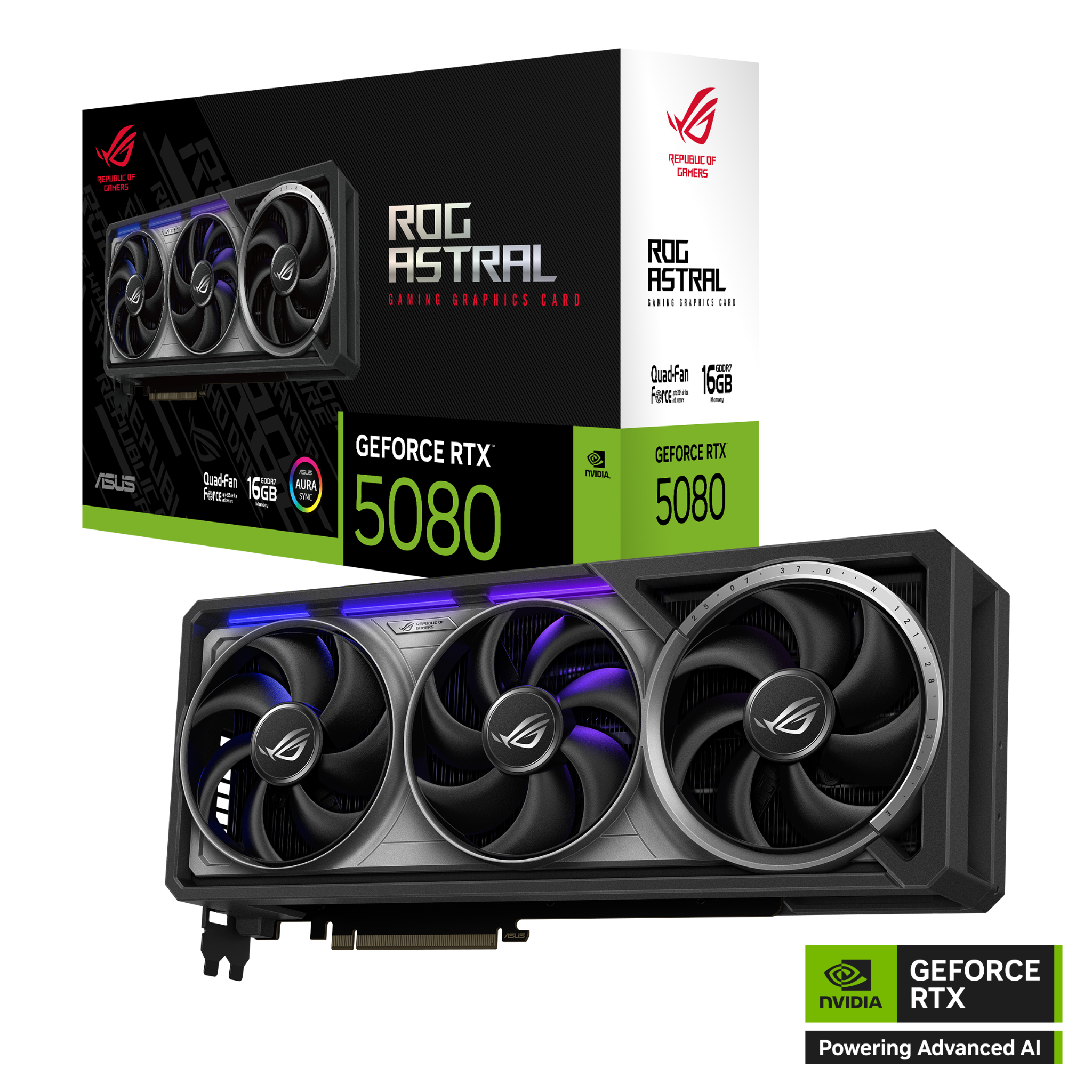 Card màn hình ASUS ROG Astral GeForce RTX 5080 16GB GDDR7 (ROG-ASTRAL-RTX5080-16G-GAMING)