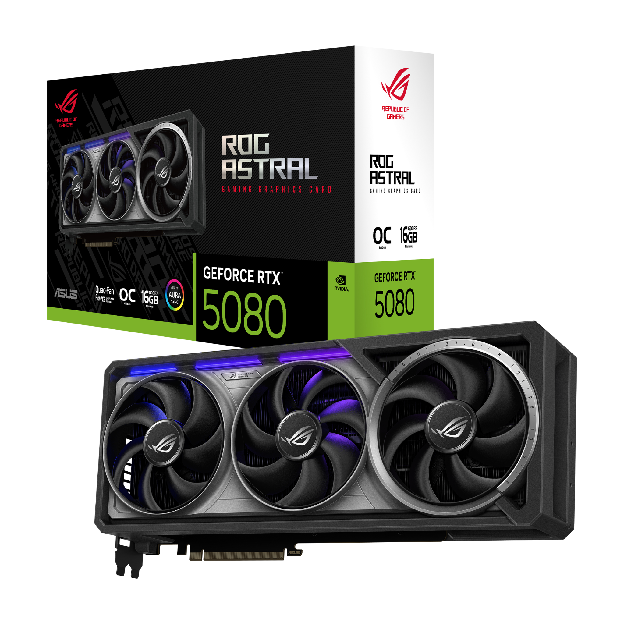 Card màn hình ASUS ROG Astral GeForce RTX 5080 16GB GDDR7 OC Edition (ROG-ASTRAL-RTX5080-O16G-GAMING)