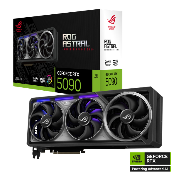 Card màn hình ASUS ROG Astral GeForce RTX 5090 32GB GDDR7 (ROG-ASTRAL-RTX5090-32G-GAMING)