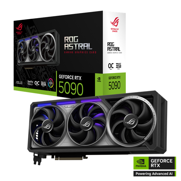 Card màn hình ASUS ROG Astral GeForce RTX 5090 32GB GDDR7 OC Edition (ROG-ASTRAL-RTX5090-O32G-GAMING)