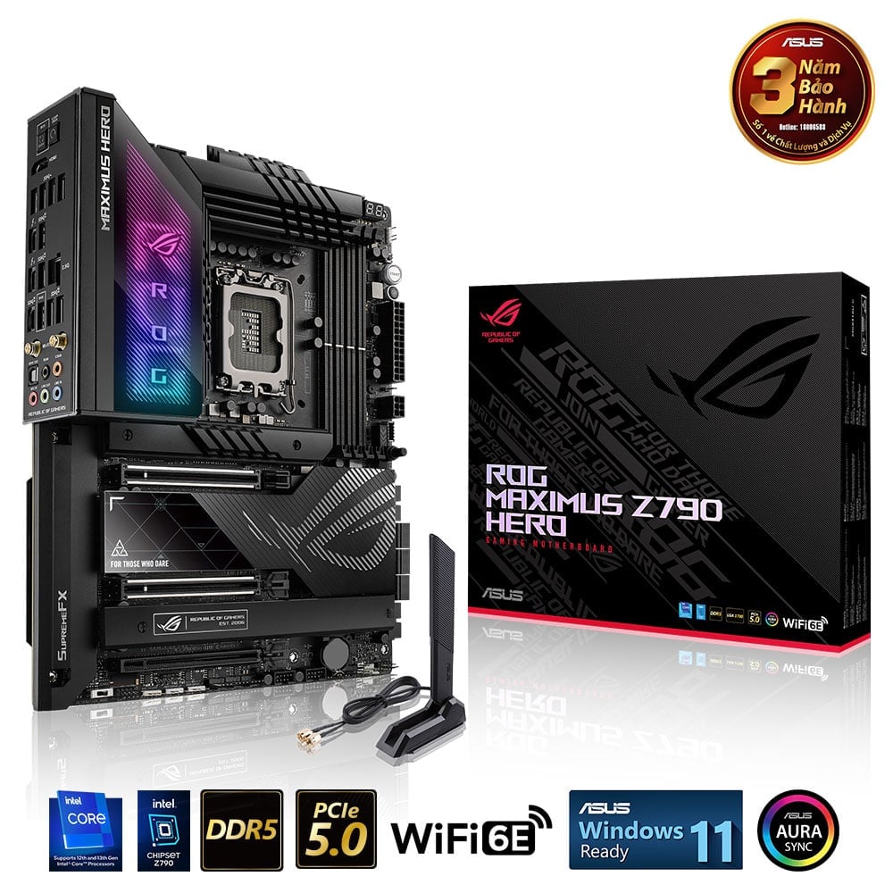 Bo mạch chủ ASUS ROG MAXIMUS Z790 HERO DDR5