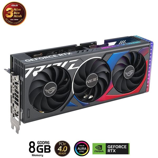  Card màn hình ASUS ROG Strix GeForce RTX 4060 Ti 8GB (ROG-STRIX-RTX4060TI-8G-GAMING) 