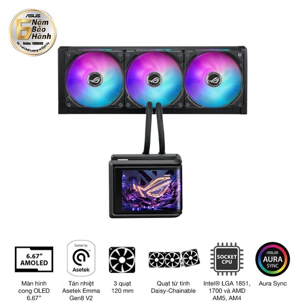  Tản nhiệt AIO ASUS ROG Ryuo IV SLC 360 ARGB 