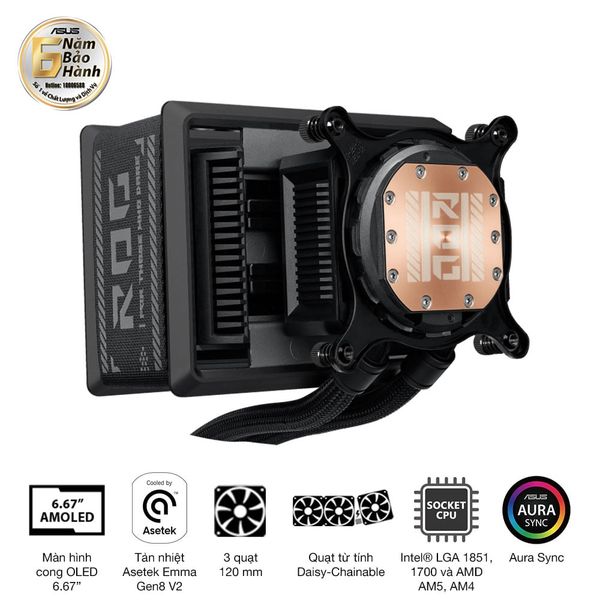  Tản nhiệt AIO ASUS ROG Ryuo IV SLC 360 ARGB 