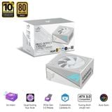  Nguồn máy tính ASUS ROG Strix 1000W AURA White Edition - 80 Plus Gold - Full Modular (1000W) 