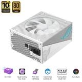  Nguồn máy tính ASUS ROG Strix 1000W AURA White Edition - 80 Plus Gold - Full Modular (1000W) 