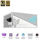  Nguồn máy tính ASUS ROG Strix 1000W AURA White Edition - 80 Plus Gold - Full Modular (1000W) 