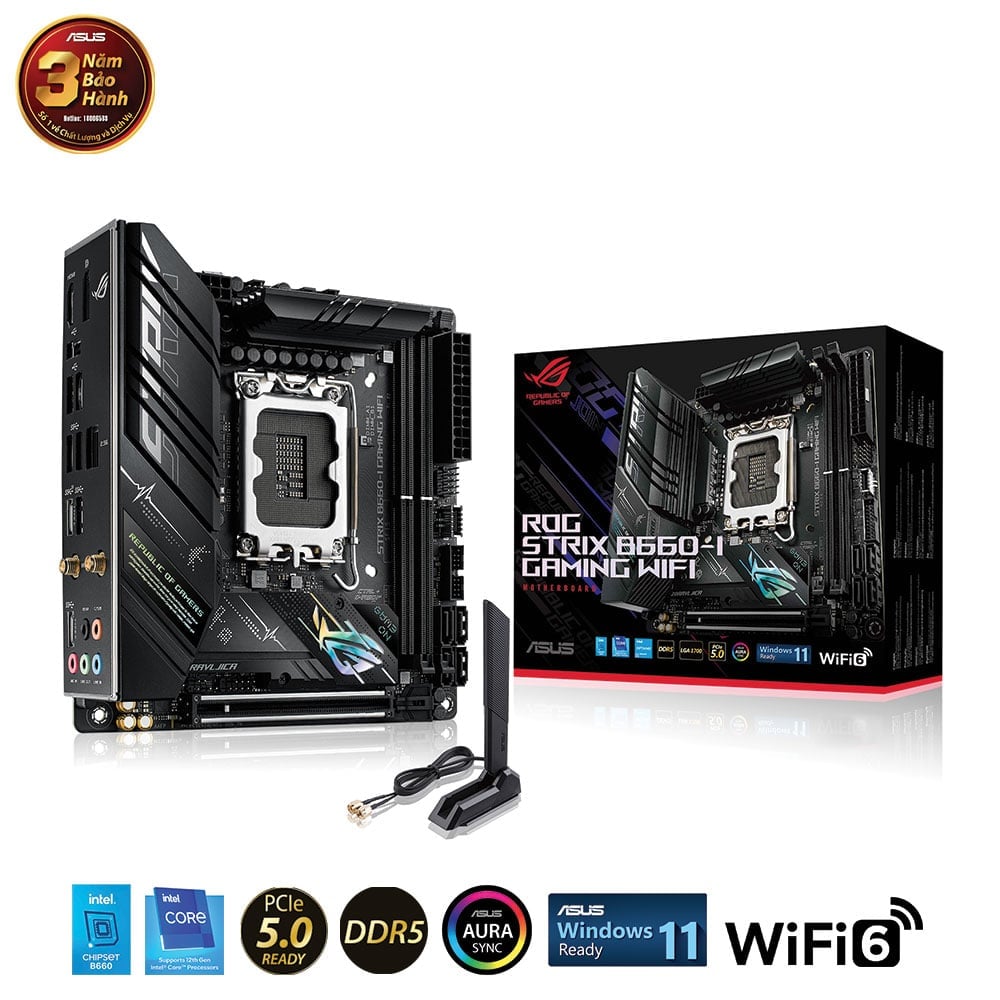Bo mạch chủ ASUS ROG Strix B660-I Gaming WiFi