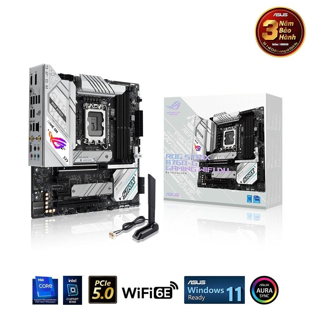 Bo Mạch Chủ Asus Rog Strix B760 - G Gaming Wifi Ddr4