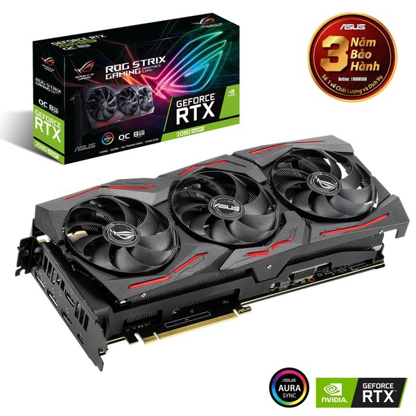  Card màn hình ROG Strix GeForce® RTX 2080 SUPER™ OC edition 8GB GDDR6 