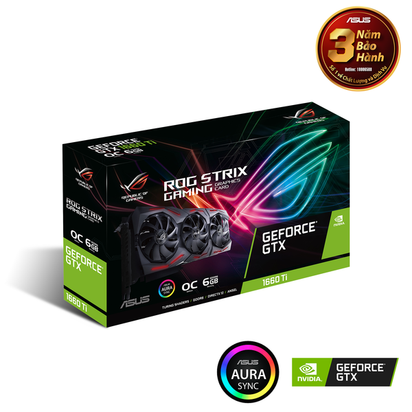  ROG Strix GeForce® GTX 1660 Ti OC edition 6GB GDDR6 