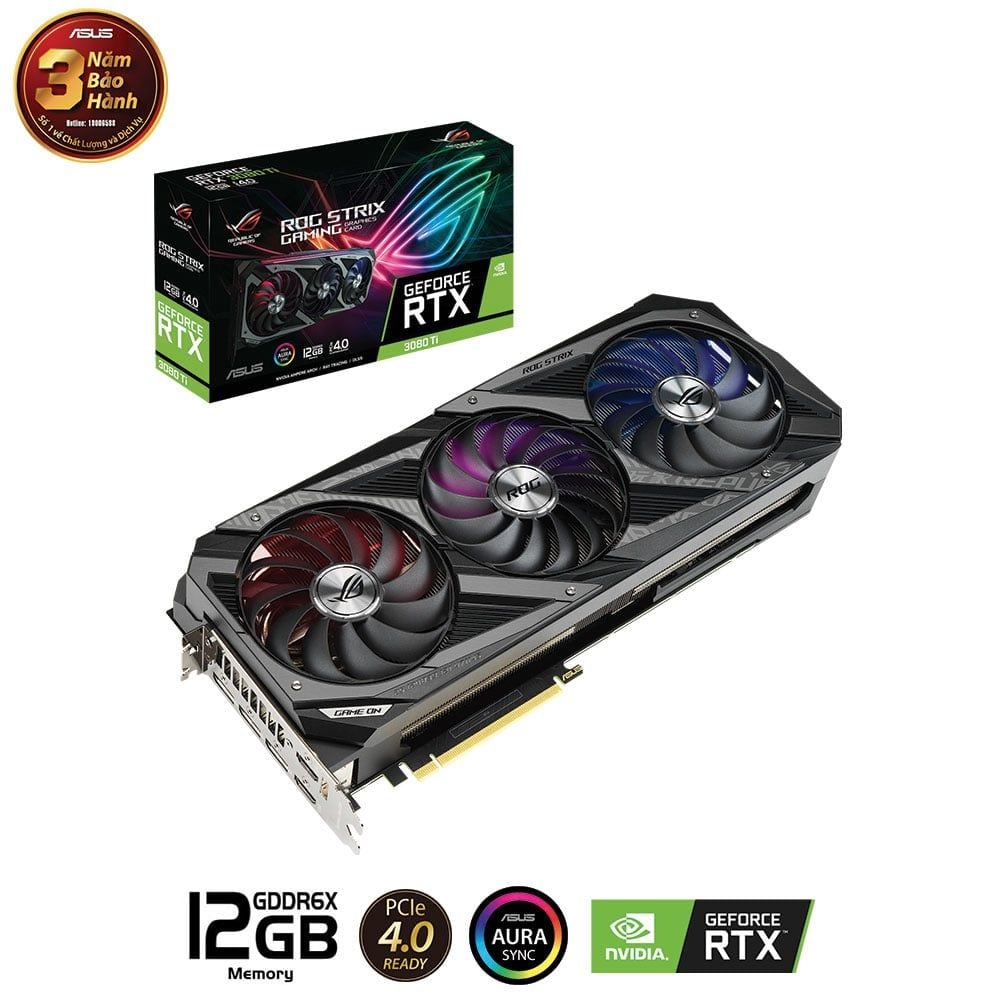 Card Màn Hình Asus Rog Strix GeForce RTX 3080 Ti Gaming 12GB (Rog-STRIX-RTX3080TI-12G-GAMING)