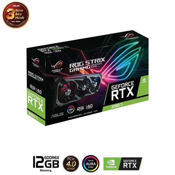  Card Màn Hình Asus Rog Strix GeForce RTX 3080 Ti Gaming 12GB (Rog-STRIX-RTX3080TI-12G-GAMING) 