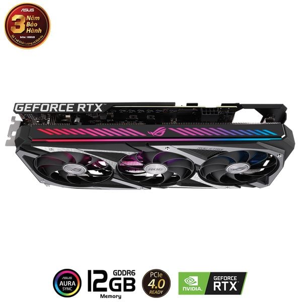  Card màn hình ASUS ROG Strix GeForce RTX 3060 Gaming 12GB V2 (ROG-STRIX-RTX3060-12G-V2-GAMING) 