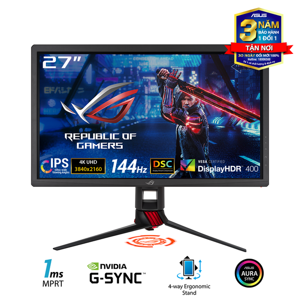  Màn hình Asus ROG STRIX XG27UQ 27" IPS 4K 144Hz G-Sync 