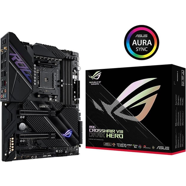 Bo Mạch Chủ Asus X570 Rog Crosshair VIII Dark Hero