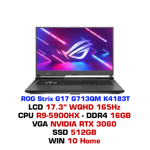  Laptop Gaming Asus ROG Strix G17 G713QM K4183T 