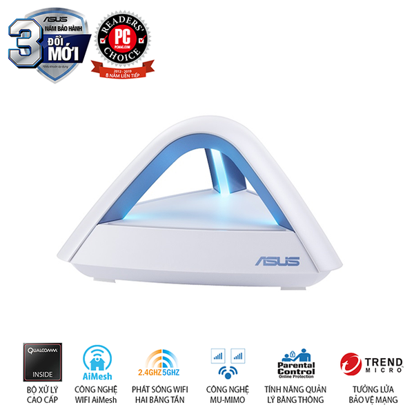  Thiết Bị định tuyến mạng không dây ASUS RT-MAP-AC1750 (1-PK) 