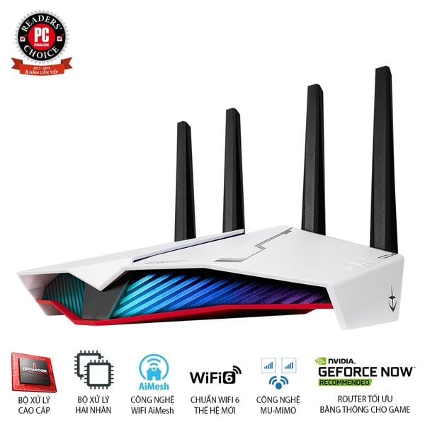  Bộ định tuyến WiFi 6 Asus RT-AX82U Gundam Edition 