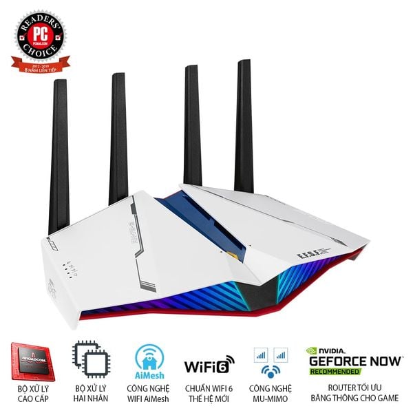  Bộ định tuyến WiFi 6 Asus RT-AX82U Gundam Edition 