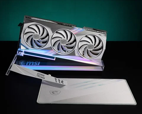  Card màn hình MSI GeForce RTX 4070 Ti GAMING X TRIO WHITE 12G 