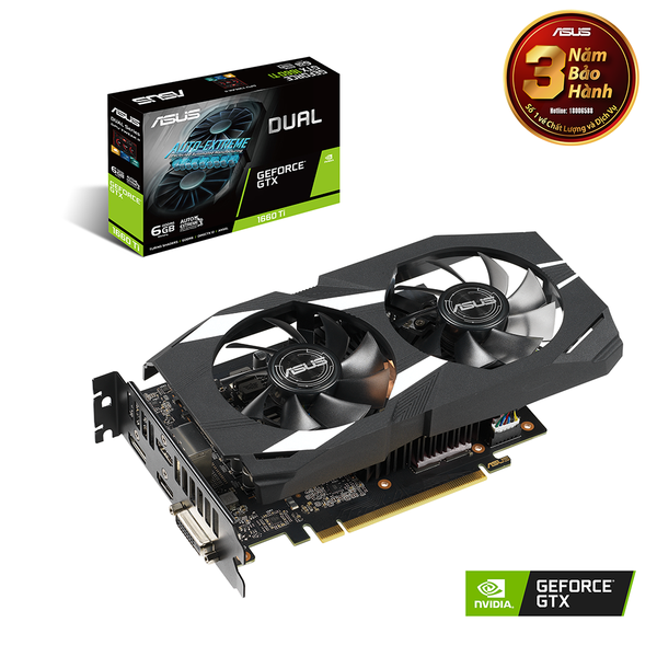  ASUS Dual GeForce® GTX 1660 Ti 6GB GDDR6 