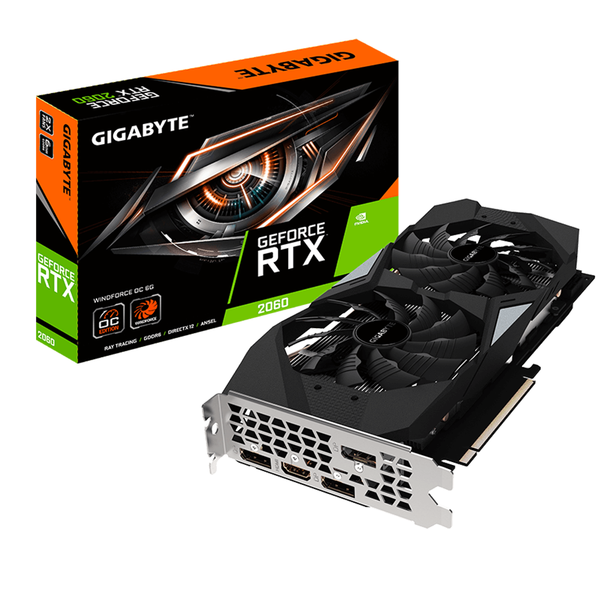  Card màn hình GIGABYTE GeForce RTX 2060 Windforce OC 6G GDDR6 