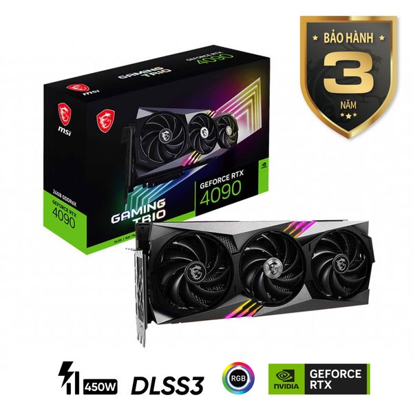 Card màn hình MSI GeForce RTX 4090 GAMING TRIO 24G