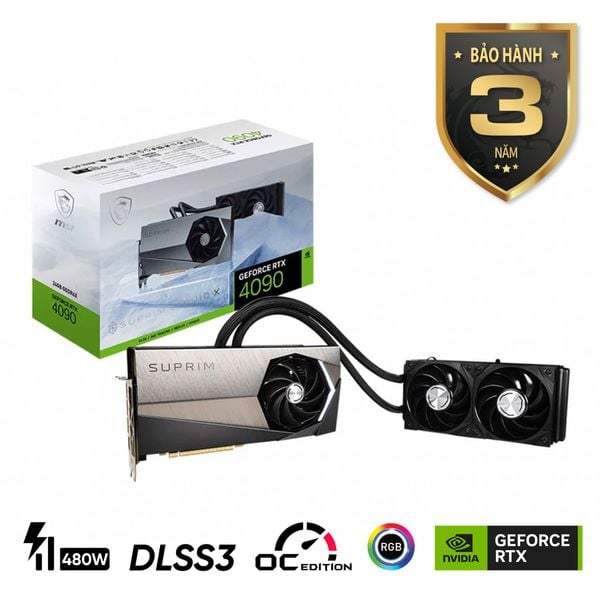 Card màn hình MSI GeForce RTX 4090 SUPRIM LIQUID X 24G