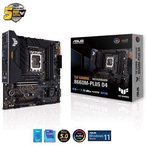 Bo Mạch Chủ ASUS TUF GAMING B660M-PLUS DDR4