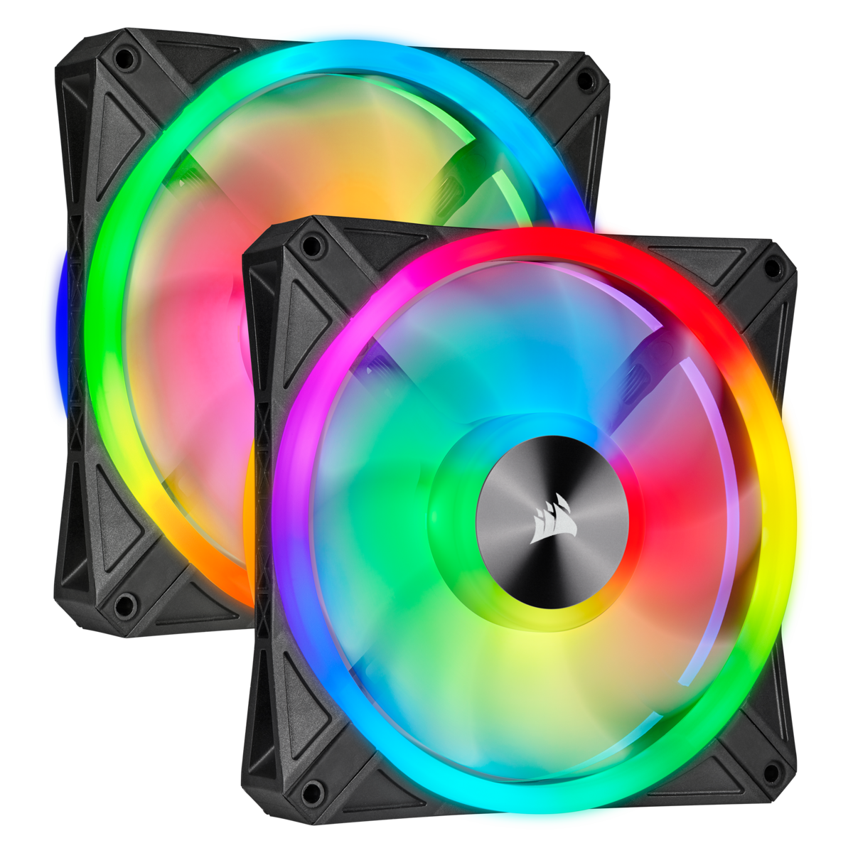 Bộ 2 quạt Corsair QL140 PRO RGB LED kèm Node Core (CO-9050100-WW)