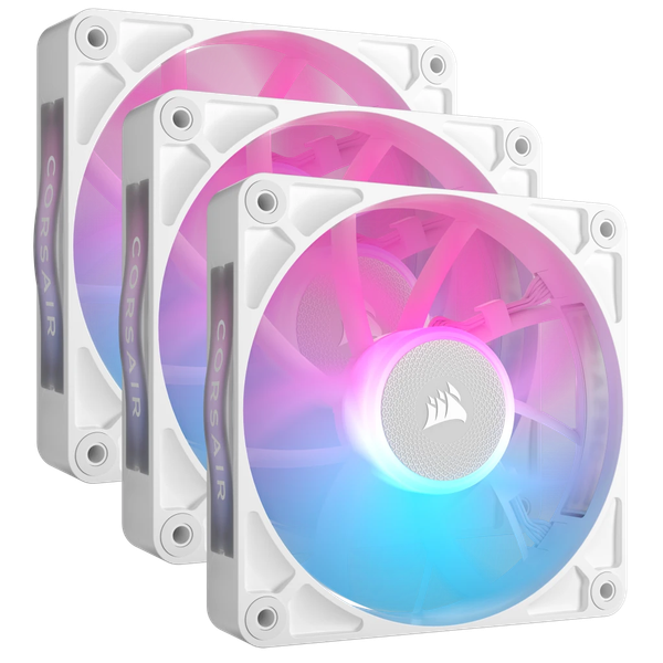 Bộ 3 quạt Corsair iCUE Link RX120 RGB White (CO-9051022-WW)