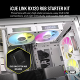  Bộ 3 quạt Corsair iCUE Link RX120 RGB White (CO-9051022-WW) 