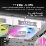 Bộ 3 quạt Corsair iCUE Link RX120 RGB White (CO-9051022-WW) 