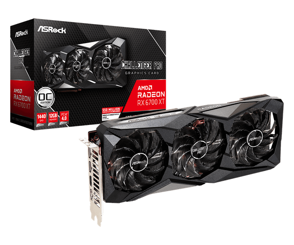  ASROCK Radeon RX 6700 XT Challenger Pro 12GB OC 