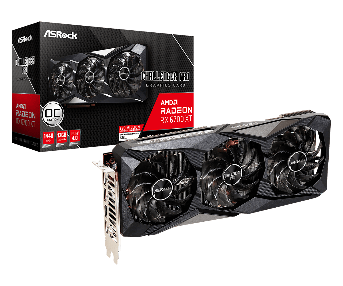  ASROCK Radeon RX 6700 XT Challenger Pro 12GB OC 