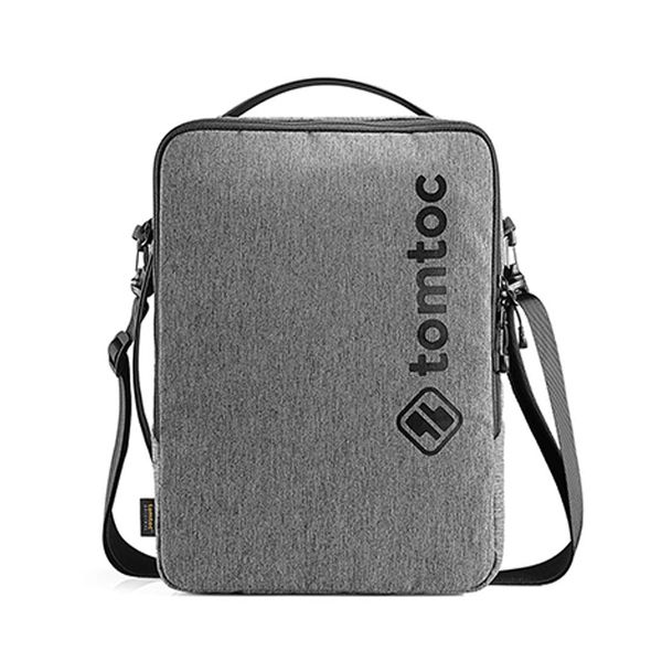  TÚI ĐEO CHÉO TOMTOC (USA) URBAN SHOULDER BAGS FOR ULTRABOOK 15″ GRAY (H14-E02G) 