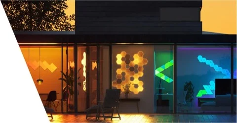  Đèn thông minh Nanoleaf Shapes Tam Giác Mini 10 miếng (Bộ mở rộng) (NL48-1001TW-10PK) 