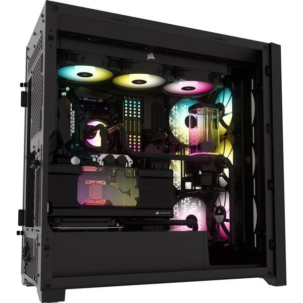  Vỏ máy tính Corsair iCUE 5000X RGB TG Black (CC-9011212-WW) 