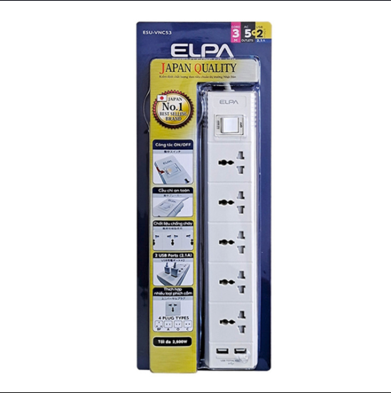  Ổ cắm điện ELPA ESU - VNC53 