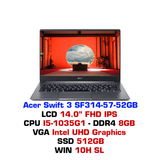  Laptop Acer Swift 3 SF314-57 52GB 