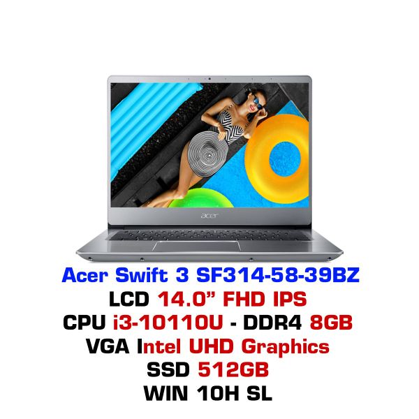  Laptop Acer Swift 3 SF314-58 39BZ 