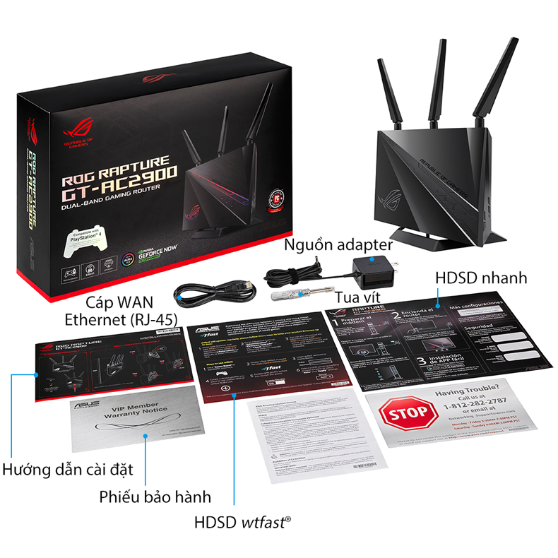 【生産終了品】ASUS ROG Rapture GT-AC2900【無線LAN】 ASUS ROG Rapture GT-AC2900 Gaming Wifi Router ROG Rapture – GEARVN.COM