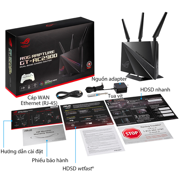  Thiết Bị định tuyến mạng Router ASUS GT-AC2900 