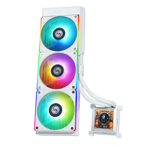 Tản Nhiệt Aio Lian Li Hydroshift Lcd 360 Rgb White